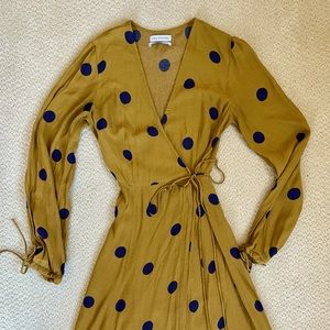 Urban Outfitters polka dot wrap dress